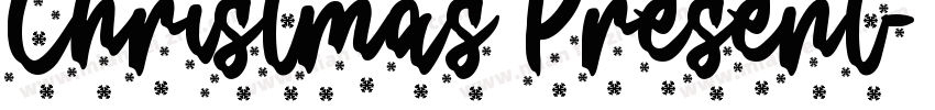 Christmas Present字体转换